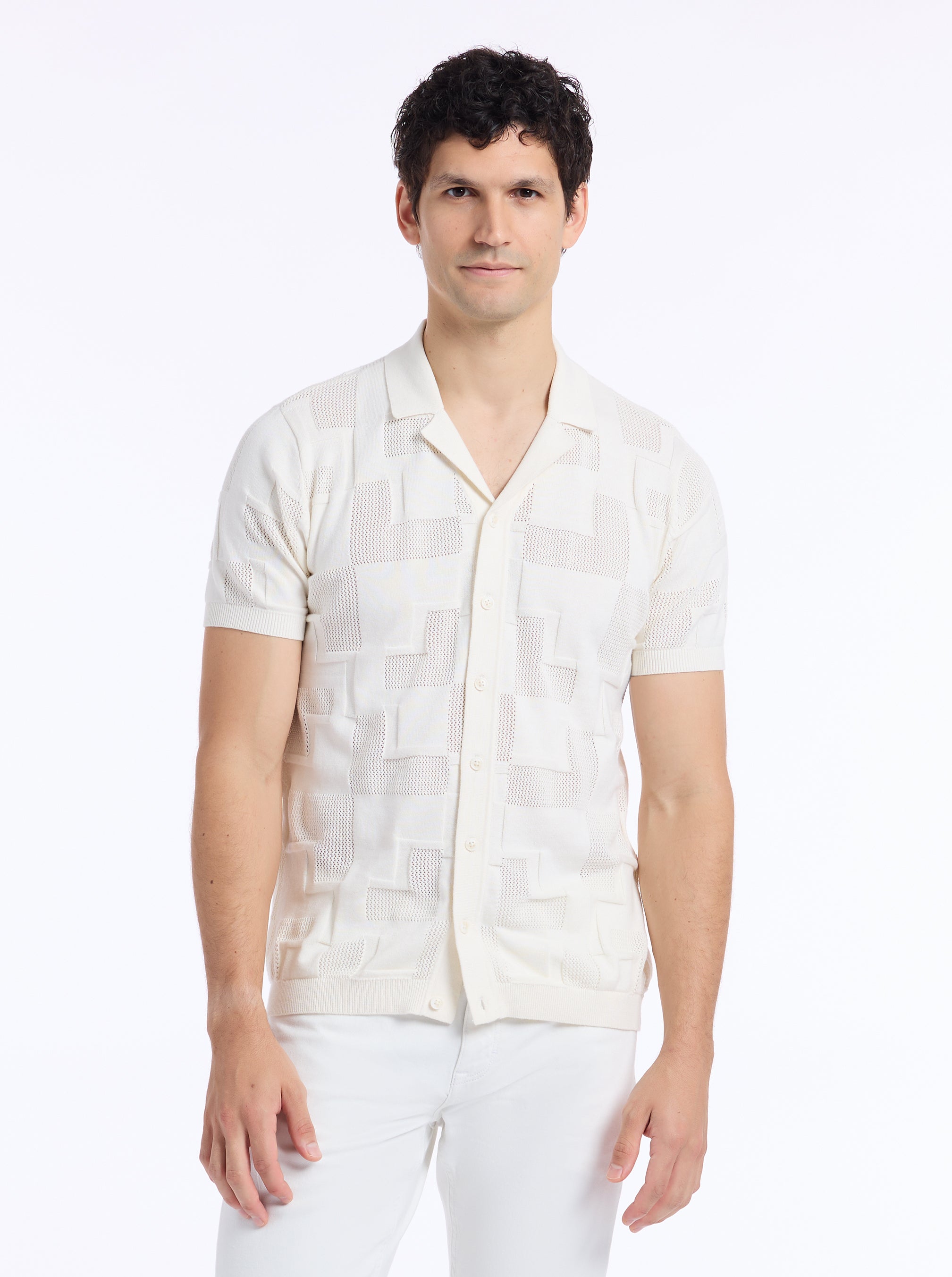 DRAYFORD SHORT SLEEVE SWEATER