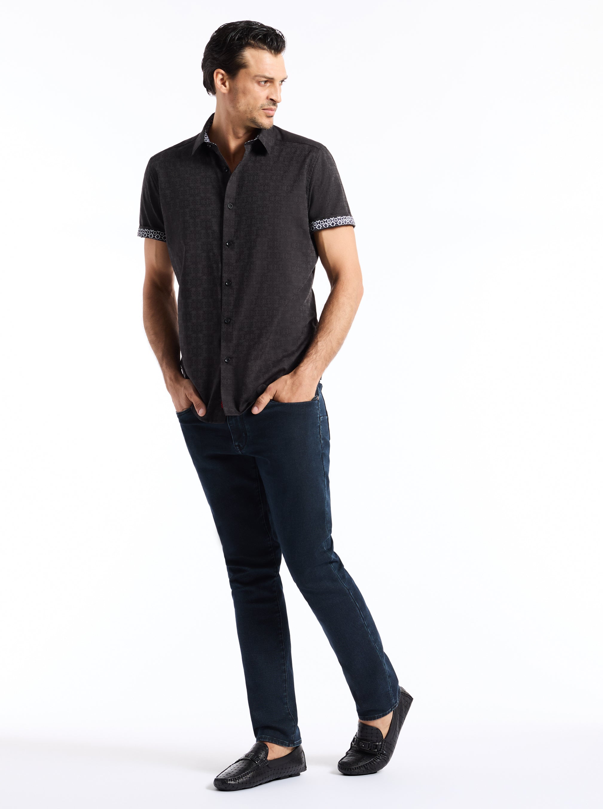 STELLMAN SHORT SLEEVE BUTTON DOWN SHIRT