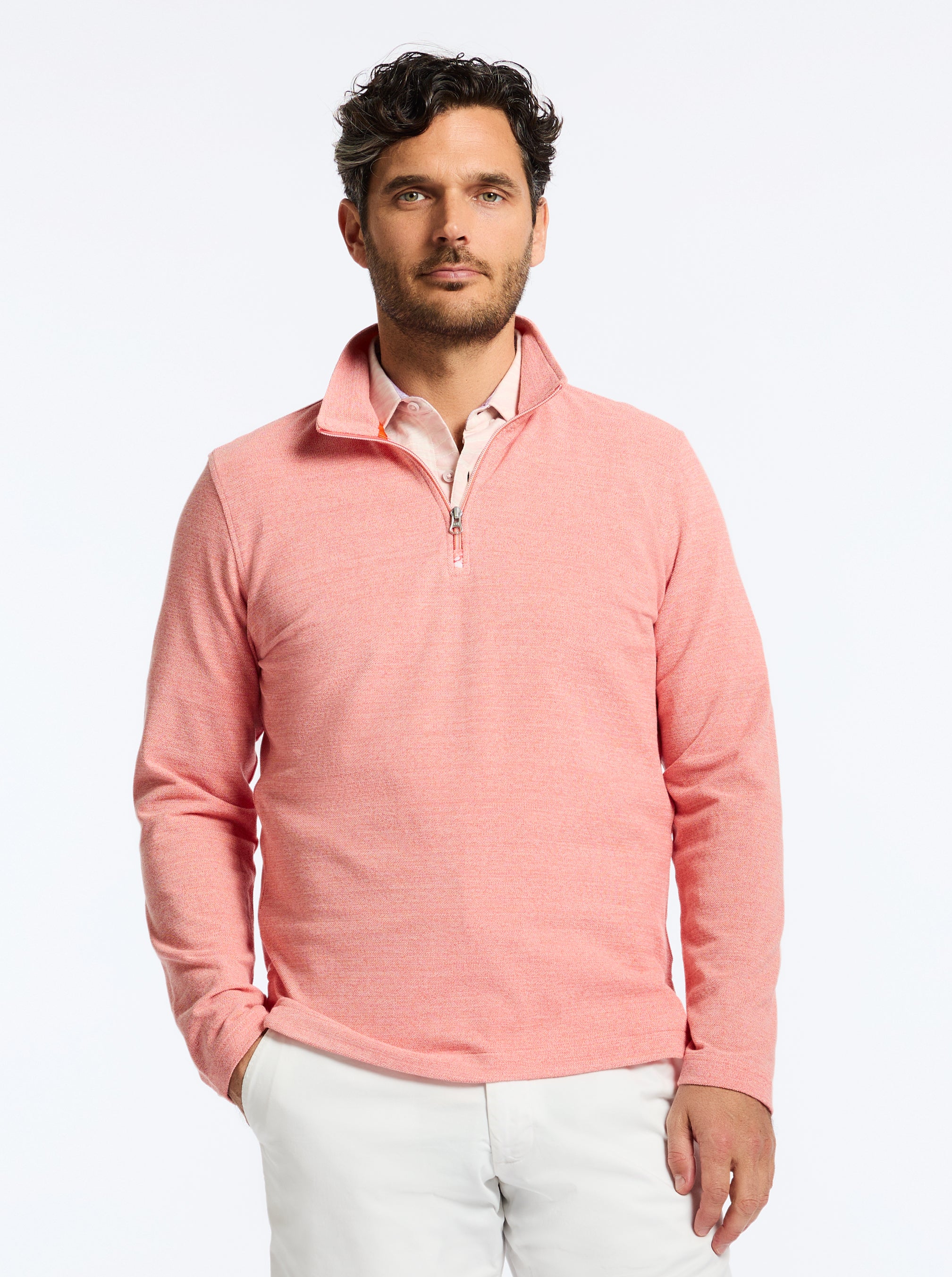 HOBSON LONG SLEEVE KNIT SHIRT