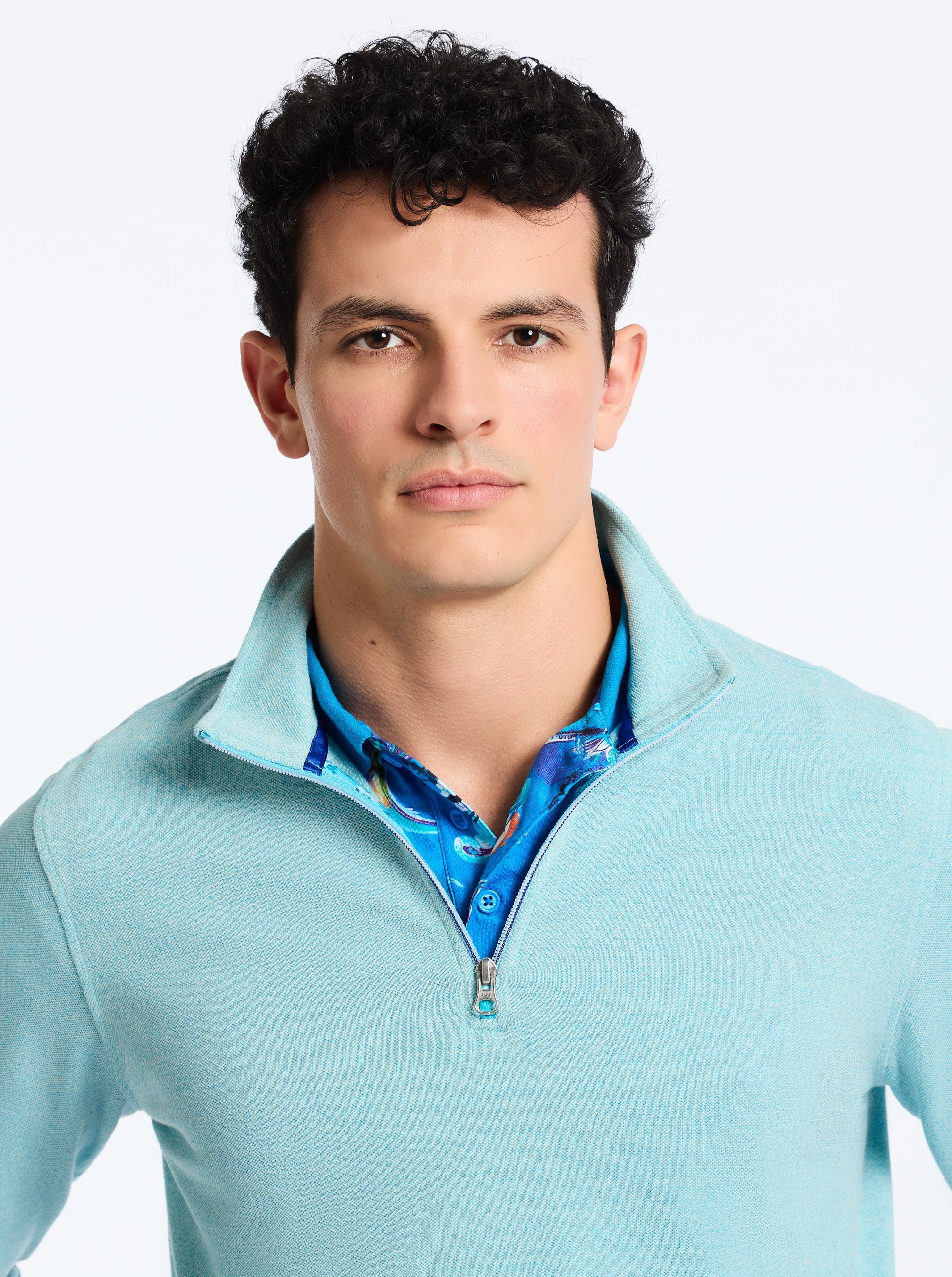 HOBSON LONG SLEEVE KNIT SHIRT