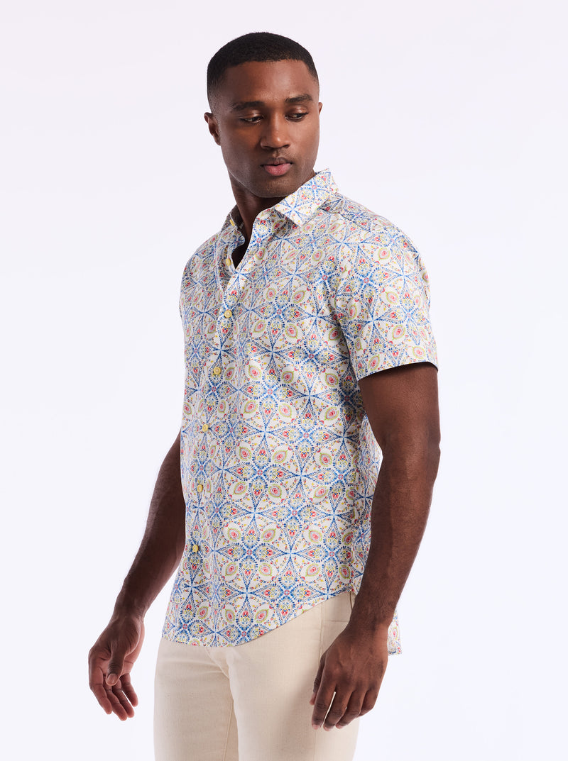 HOLMES SHORT SLEEVE BUTTON DOWN SHIRT