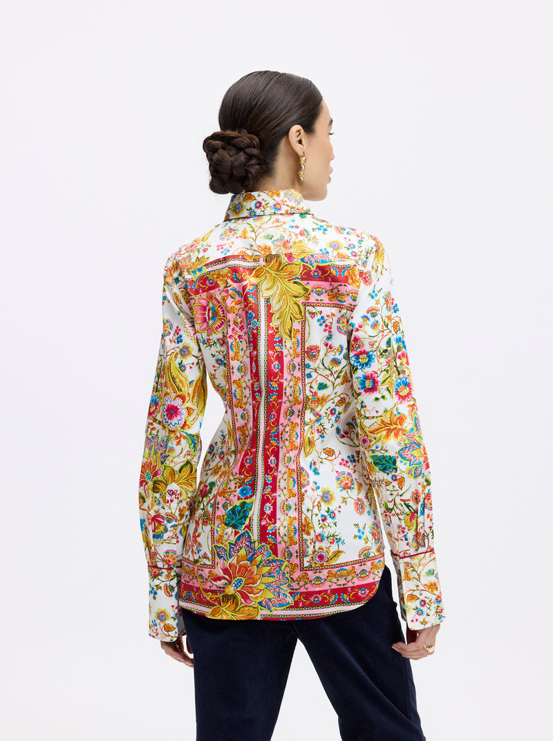 LIMITED EDITION GIVERNY FLOWERS LONG SLEEVE SHIRT