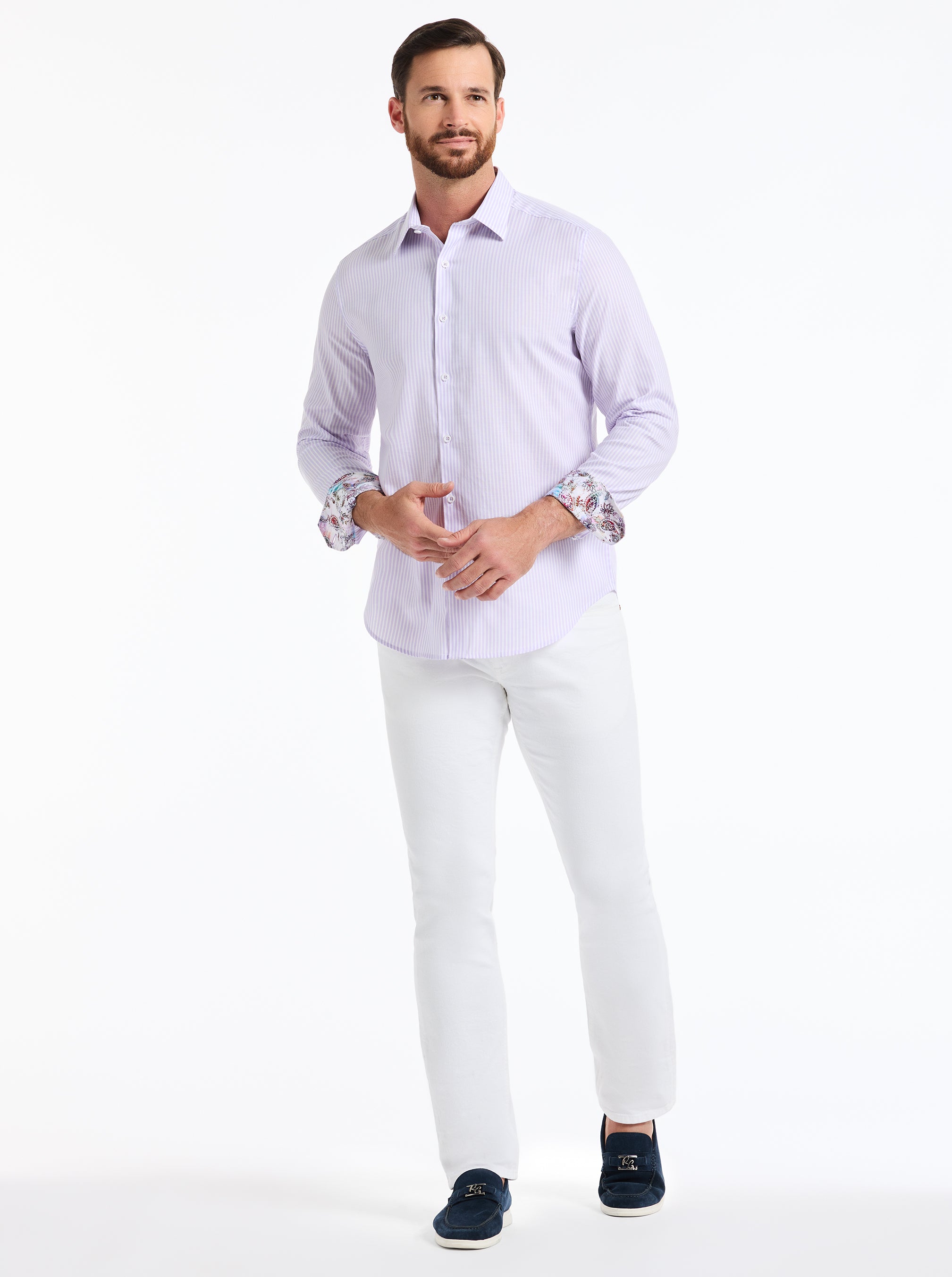 WASHBURN LONG SLEEVE BUTTON DOWN SHIRT