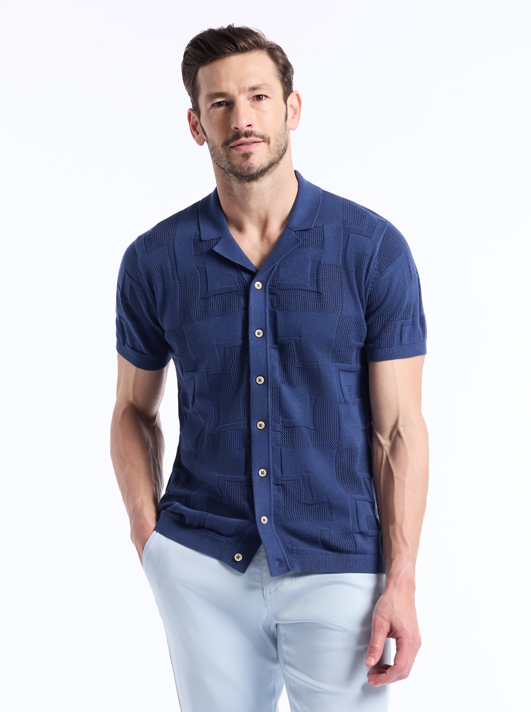 DRAYFORD SHORT SLEEVE SWEATER