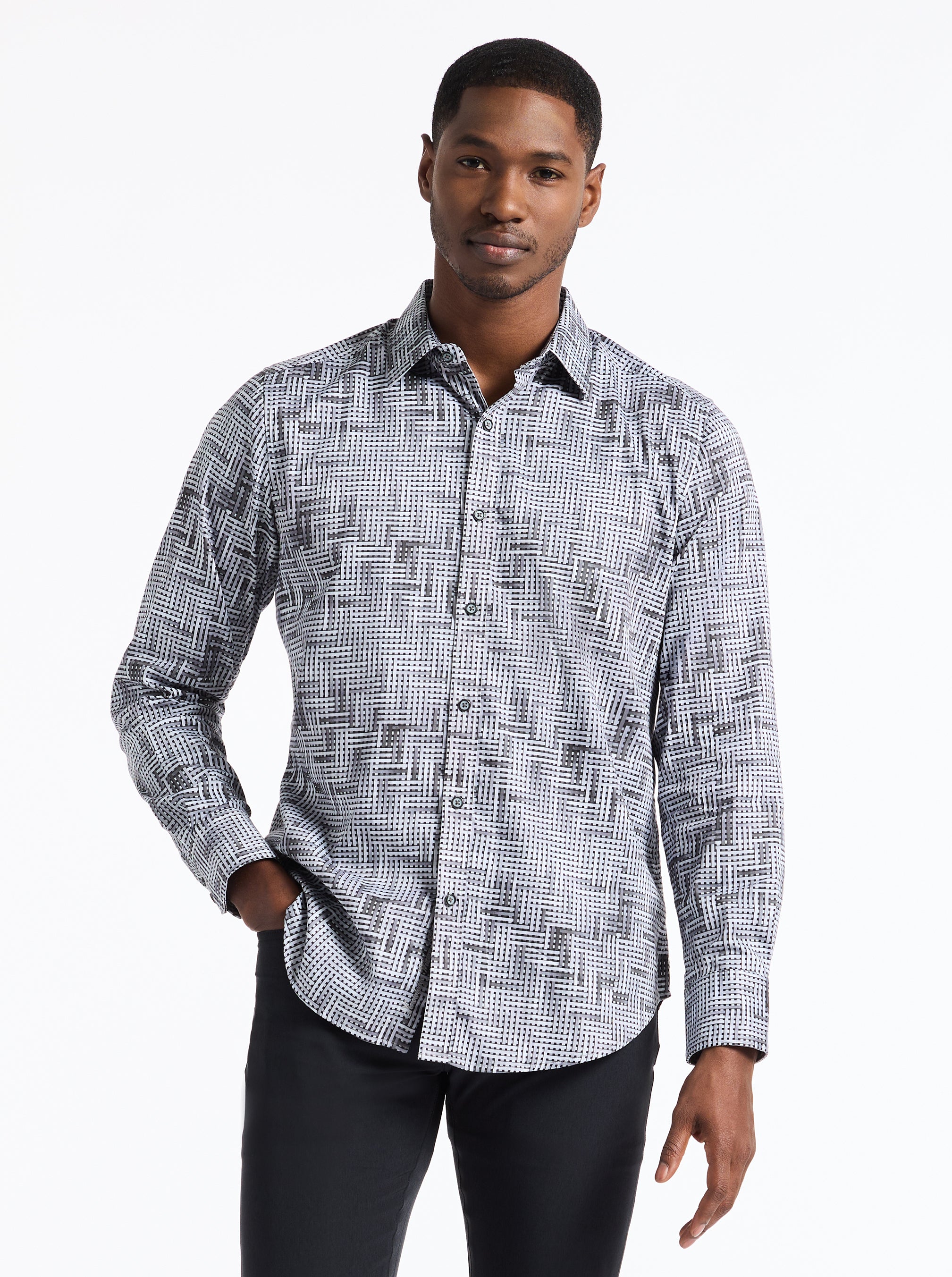 BERKLEY LONG SLEEVE BUTTON DOWN SHIRT