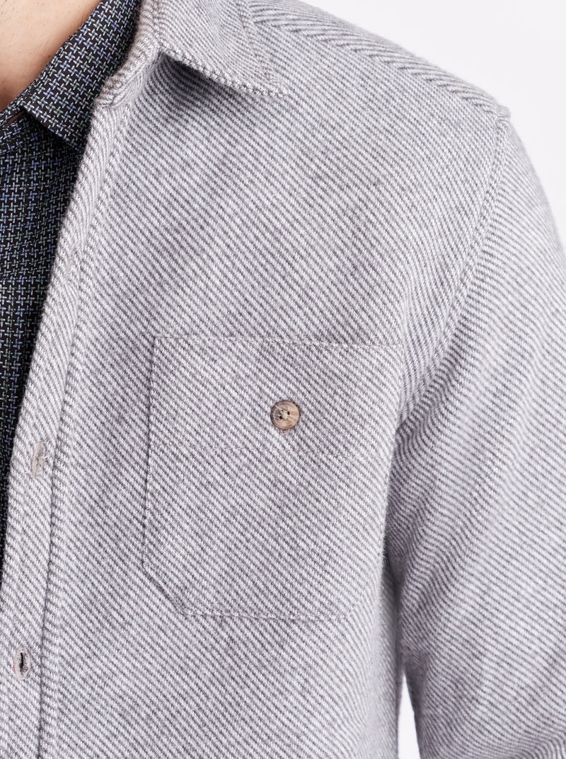 BARFORD LONG SLEEVE KNIT SHIRT JACKET