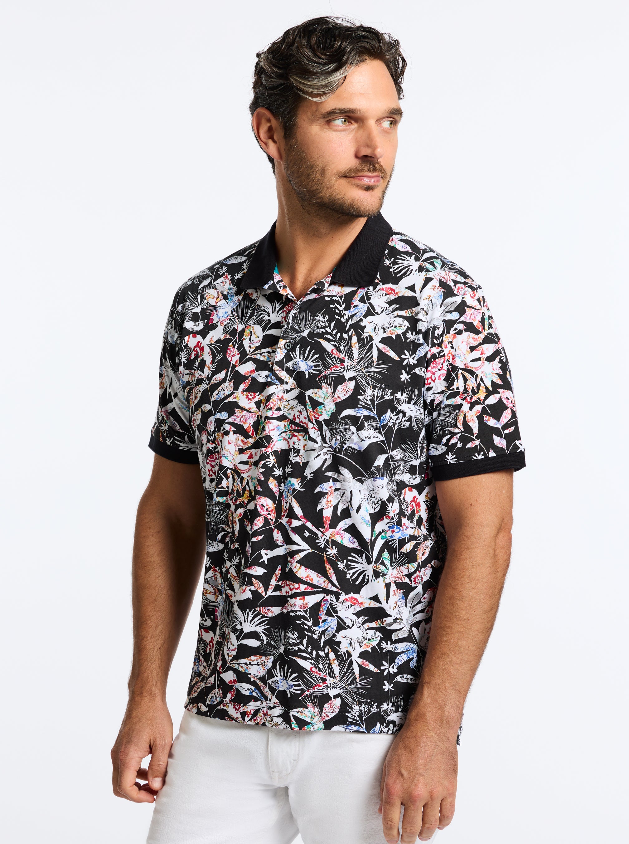 BOTANIC BLOOM SHORT SLEEVE POLO