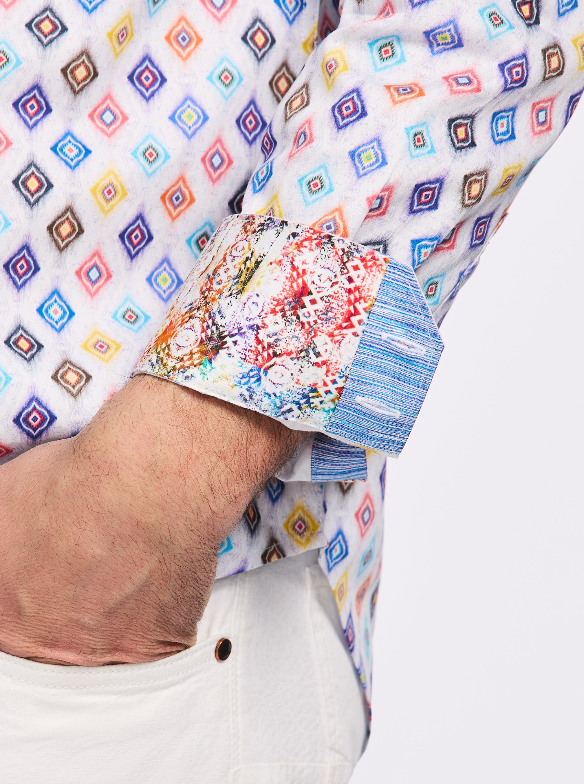 PETERMAN LONG SLEEVE BUTTON DOWN SHIRT