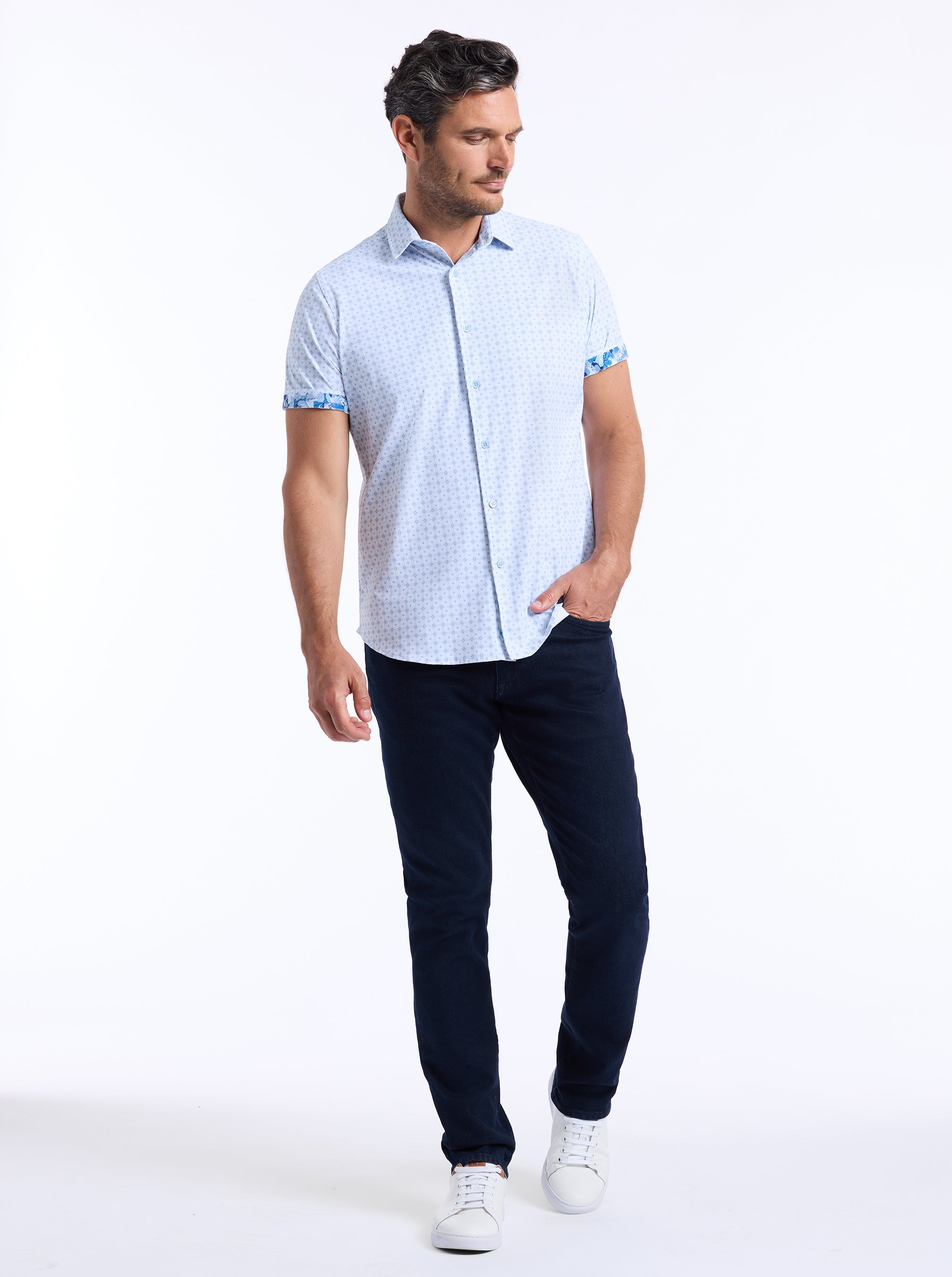 BROMPTON SHORT SLEEVE BUTTON DOWN SHIRT