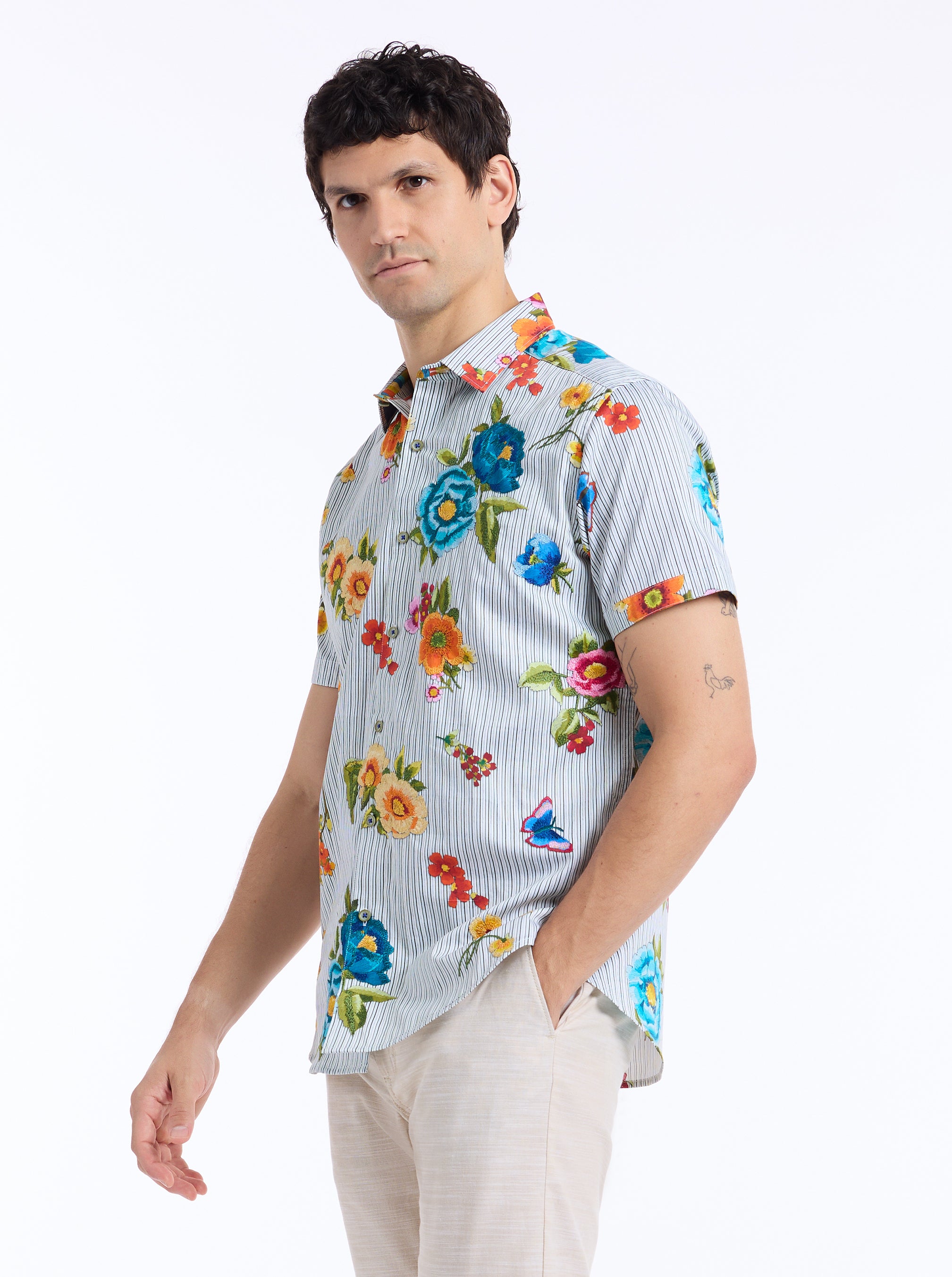 WALHAM SHORT SLEEVE BUTTON DOWN SHIRT