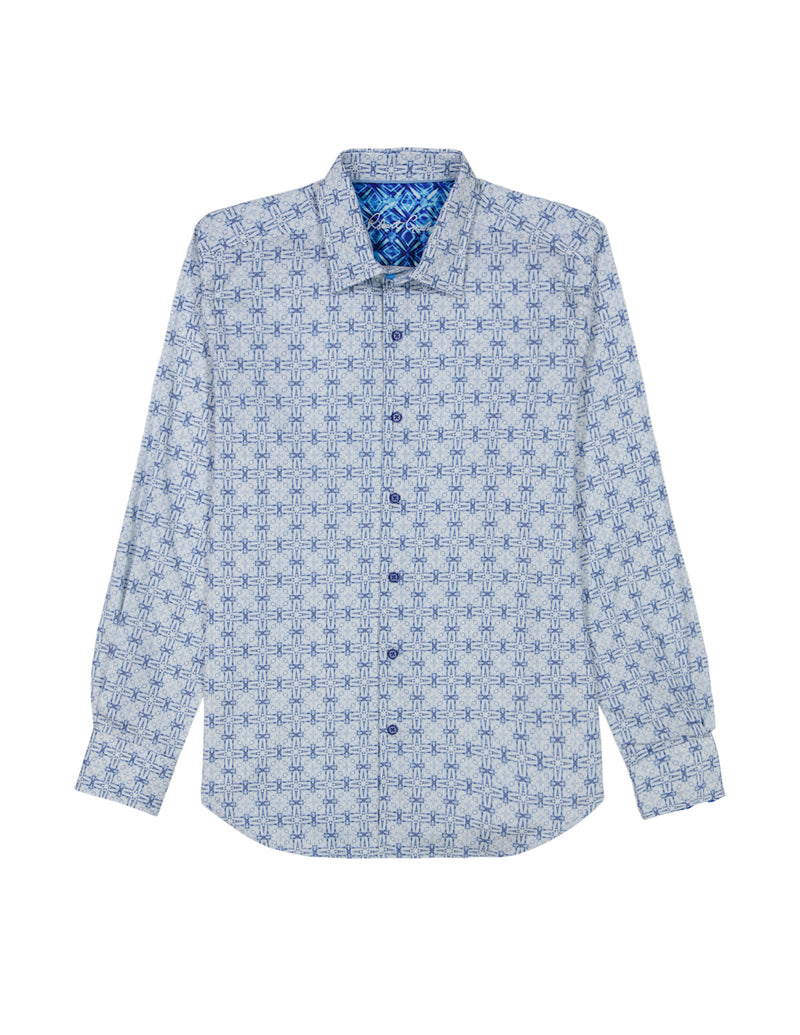 MADAGASCAR LONG SLEEVE BUTTON DOWN SHIRT