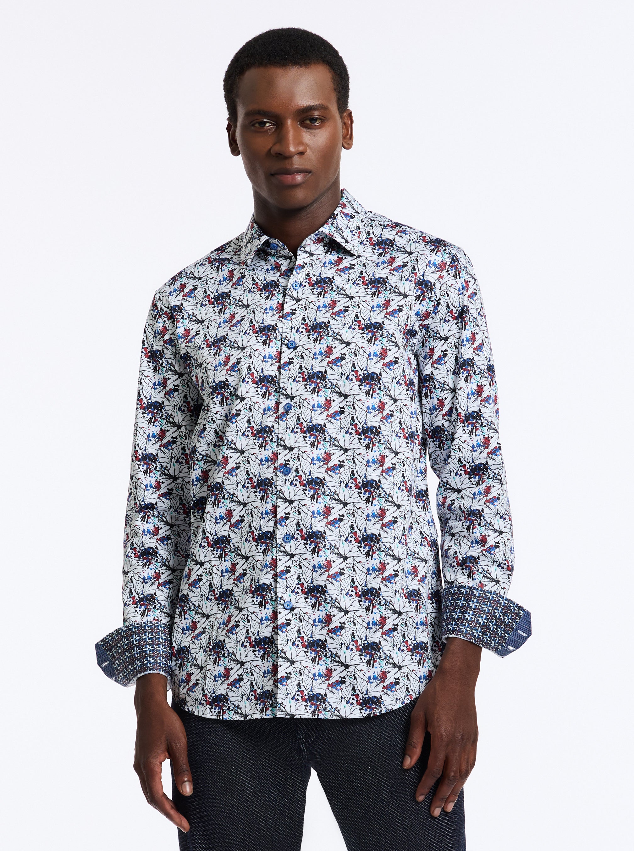 FENTON LONG SLEEVE BUTTON DOWN SHIRT