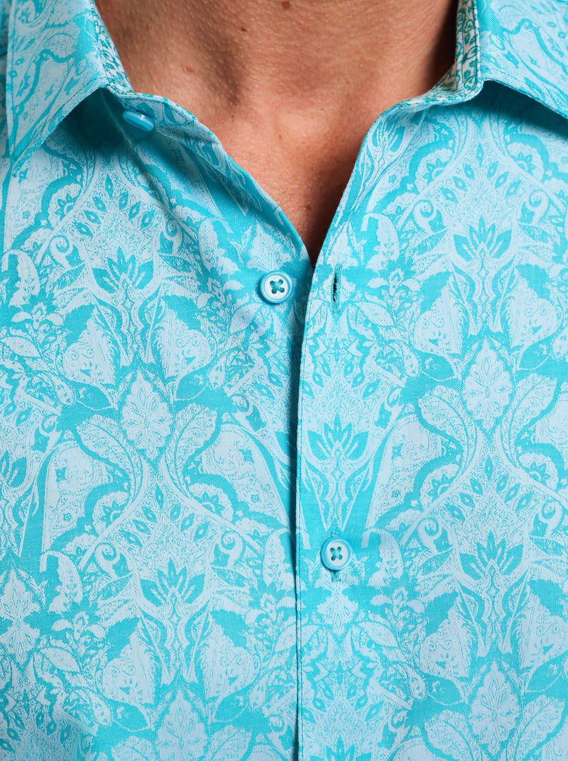HIGHLAND SHORT SLEEVE BUTTON DOWN SHIRT