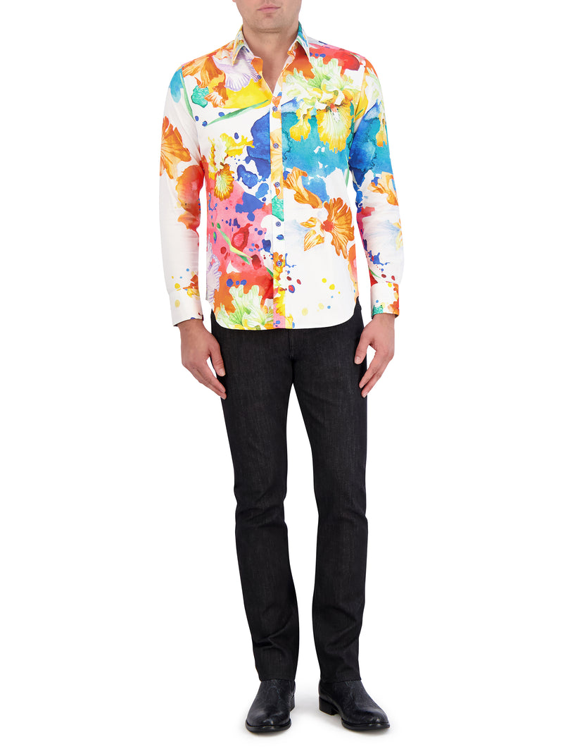 SORRENTINE LONG SLEEVE BUTTON DOWN SHIRT