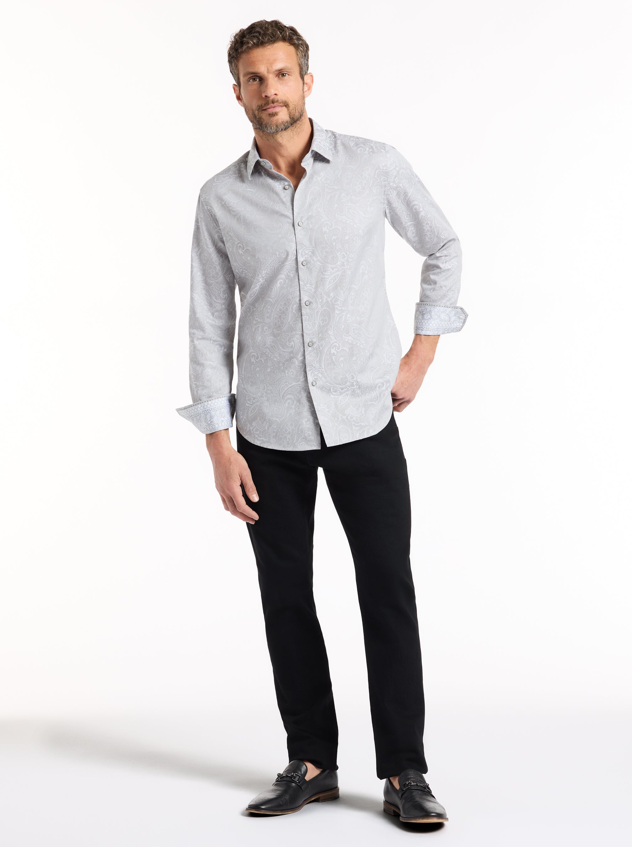 HUDSON LONG SLEEVE BUTTON DOWN SHIRT