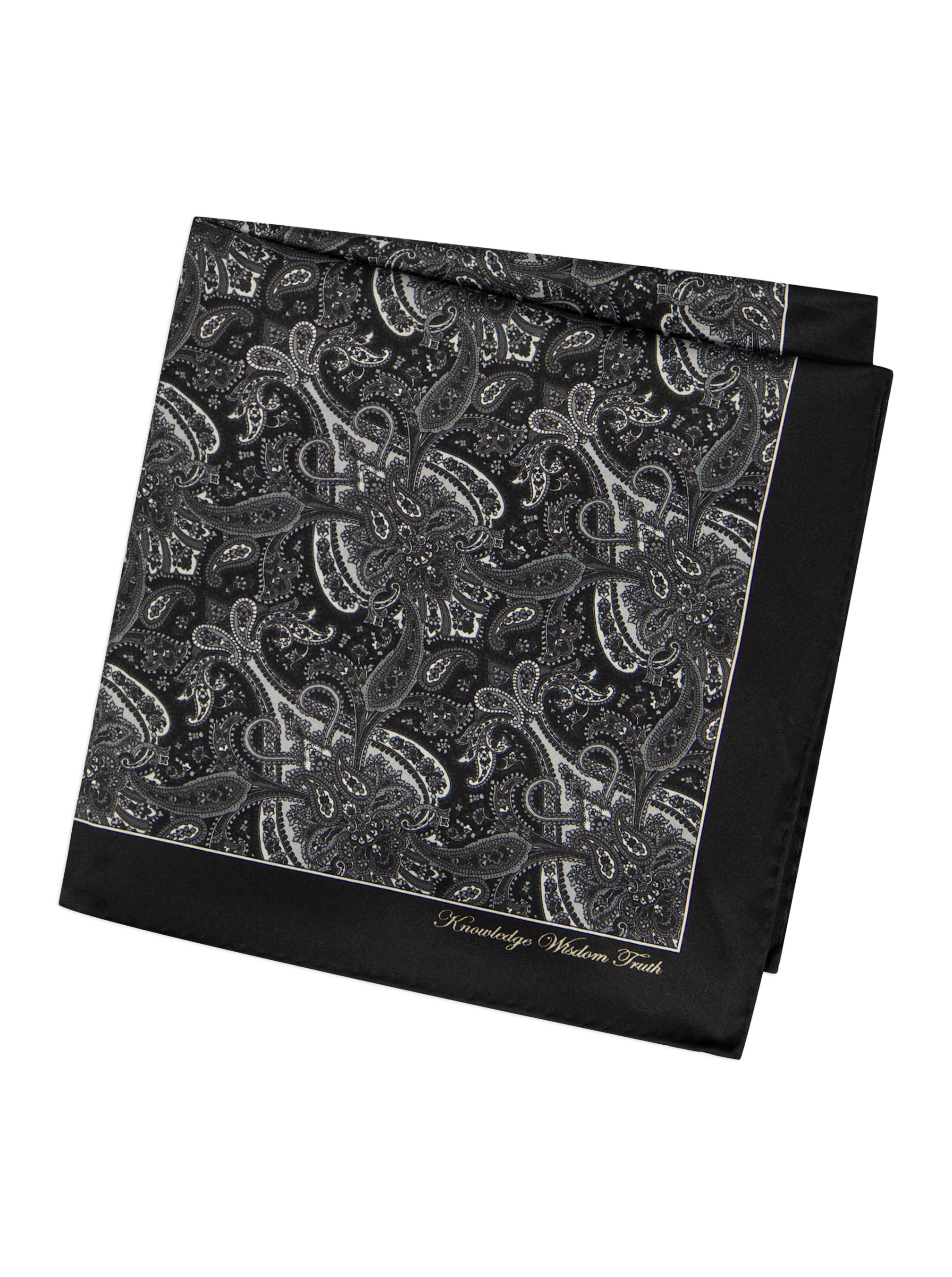 FLORAL PAISLEY POCKET SQUARE