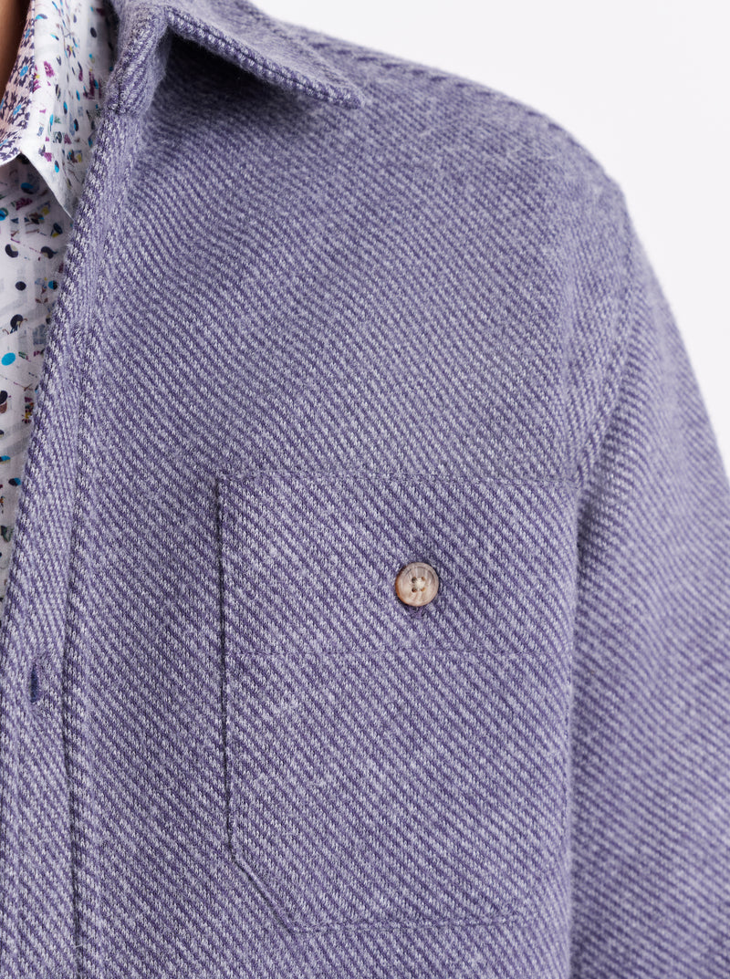 BARFORD LONG SLEEVE KNIT SHIRT JACKET