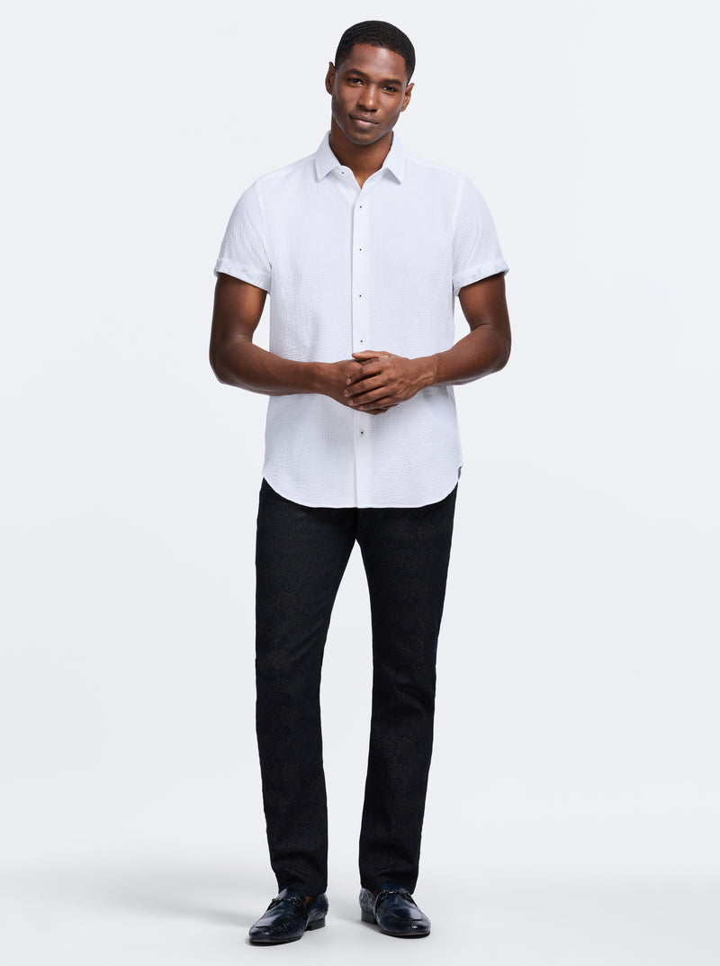 REID SHORT SLEEVE BUTTON DOWN SHIRT
