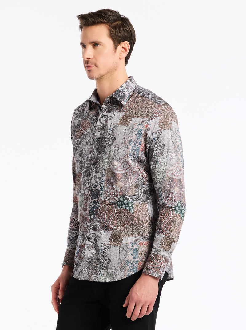 REMSEN LONG SLEEVE BUTTON DOWN SHIRT