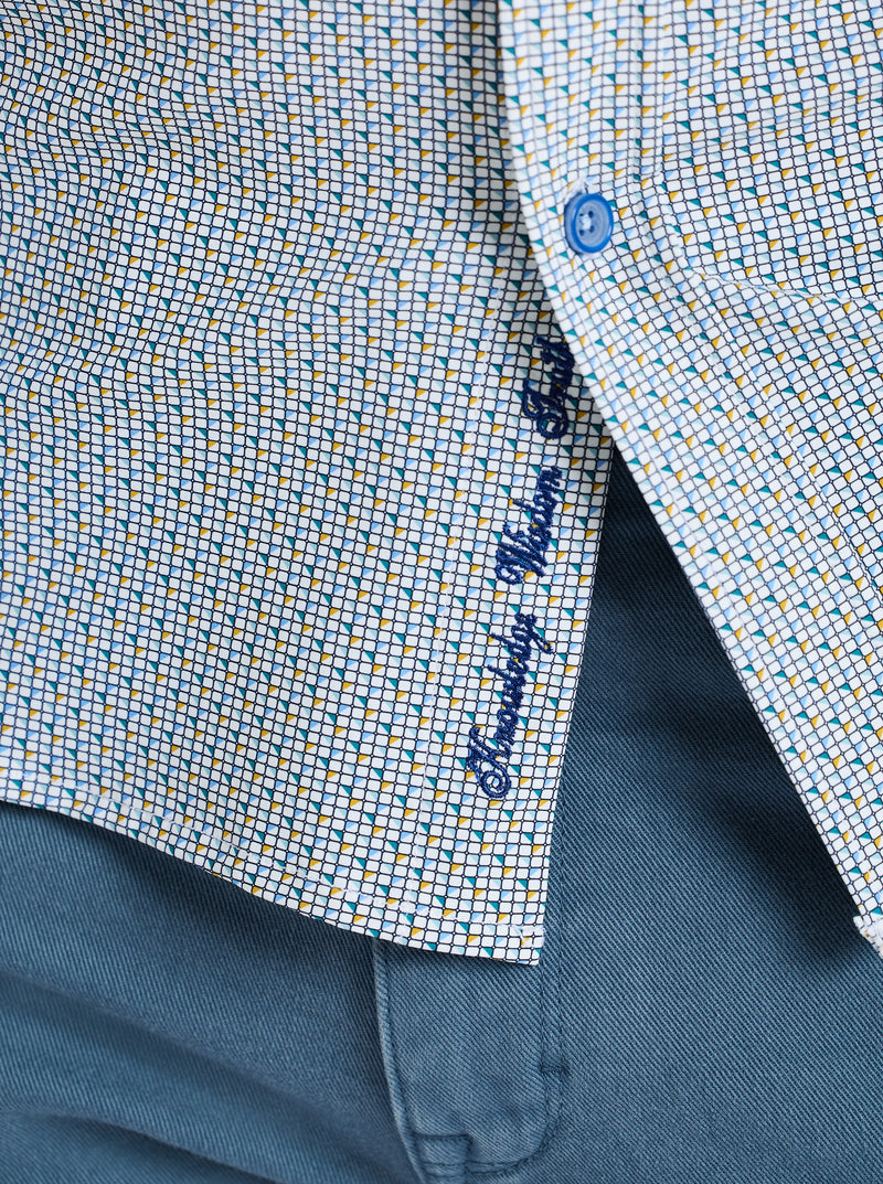 CAVEDA LONG SLEEVE BUTTON DOWN SHIRT