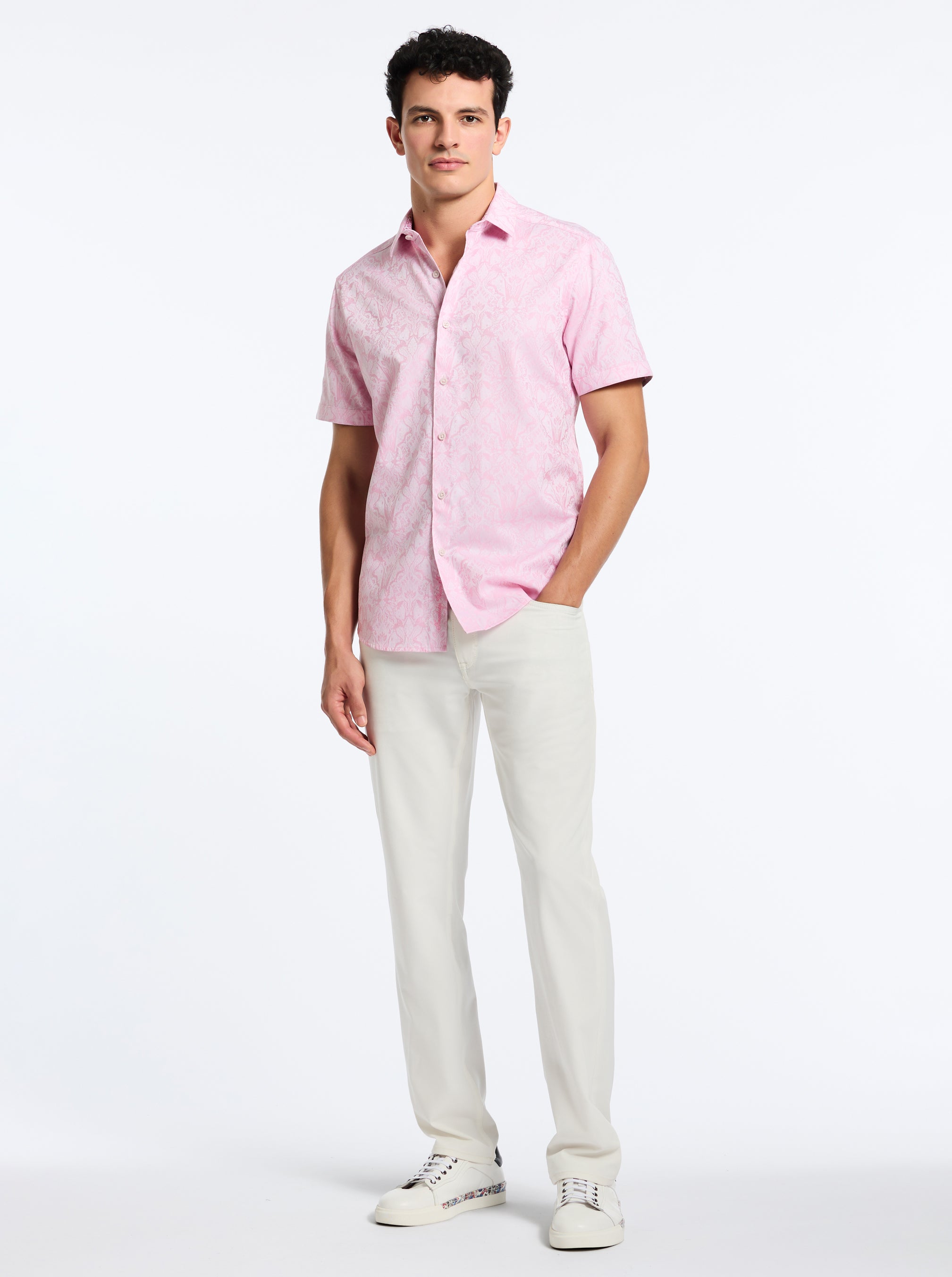 HIGHLAND SHORT SLEEVE BUTTON DOWN SHIRT