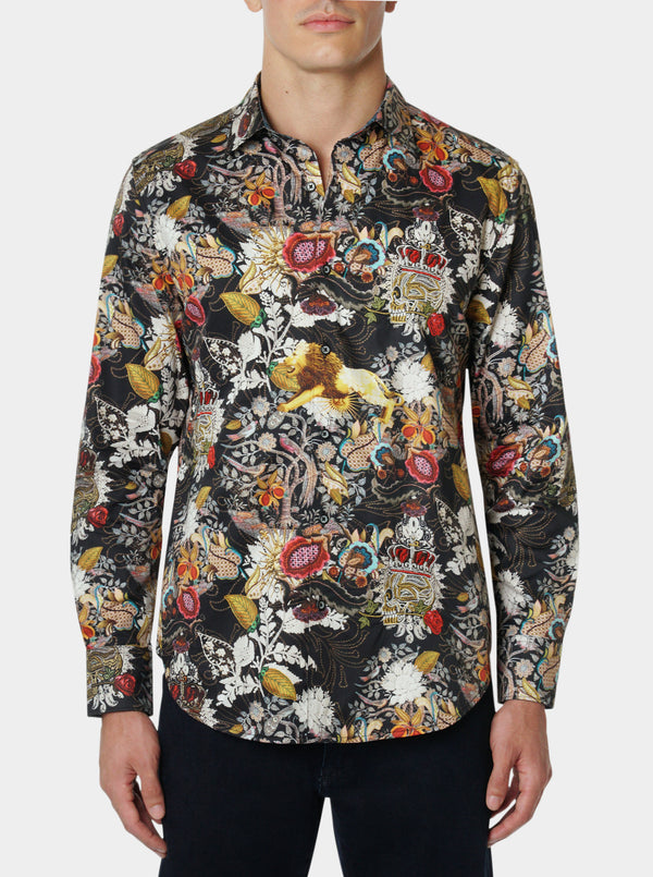 AREZZIO LONG SLEEVE BUTTON DOWN SHIRT
