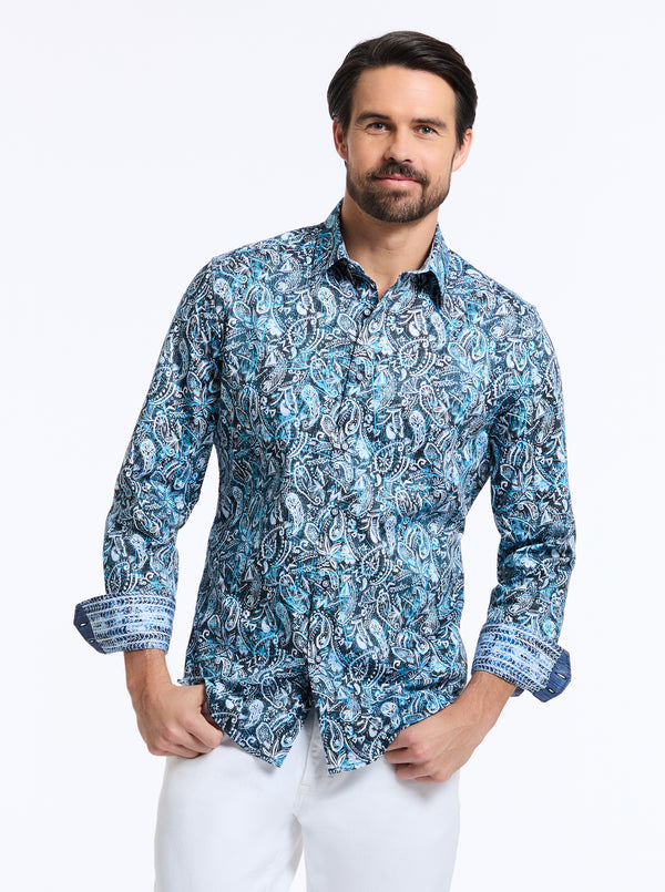ATWELL LONG SLEEVE BUTTON DOWN SHIRT