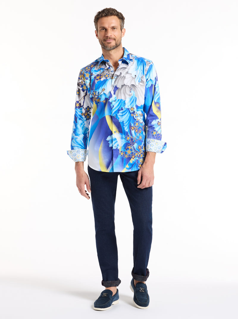 THELONIUS 2 LONG SLEEVE BUTTON DOWN SHIRT
