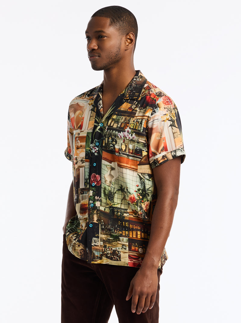 HARRYS PLACE SHORT SLEEVE BUTTON DOWN SHIRT
