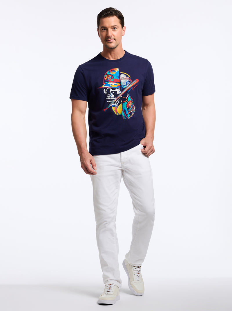 SKULL SLUGGER SHORT SLEEVE T-SHIRT