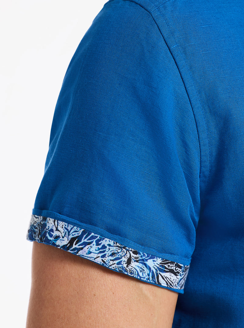 DAVIS SHORT SLEEVE BUTTON DOWN SHIRT