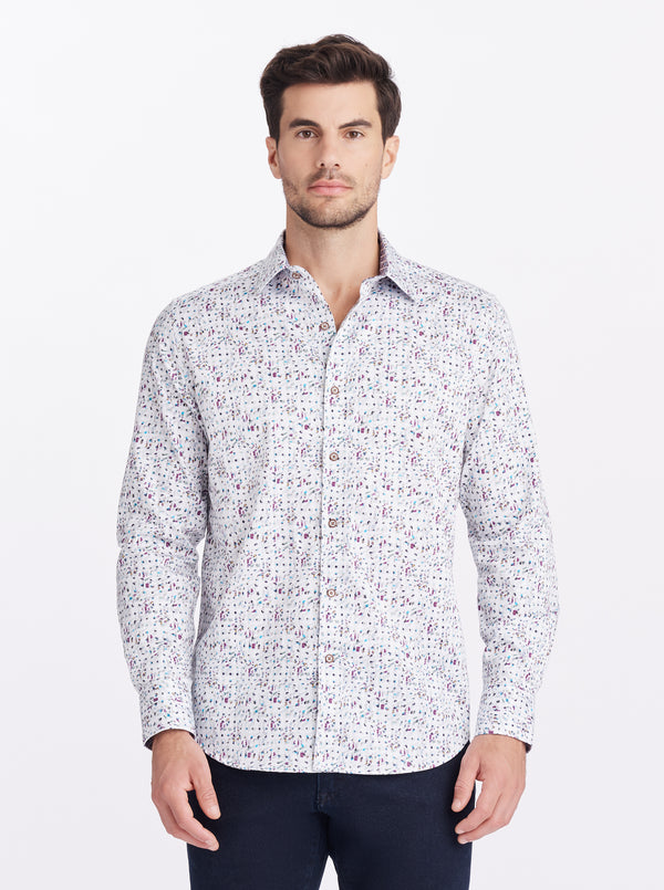 COMBE LONG SLEEVE BUTTON DOWN SHIRT
