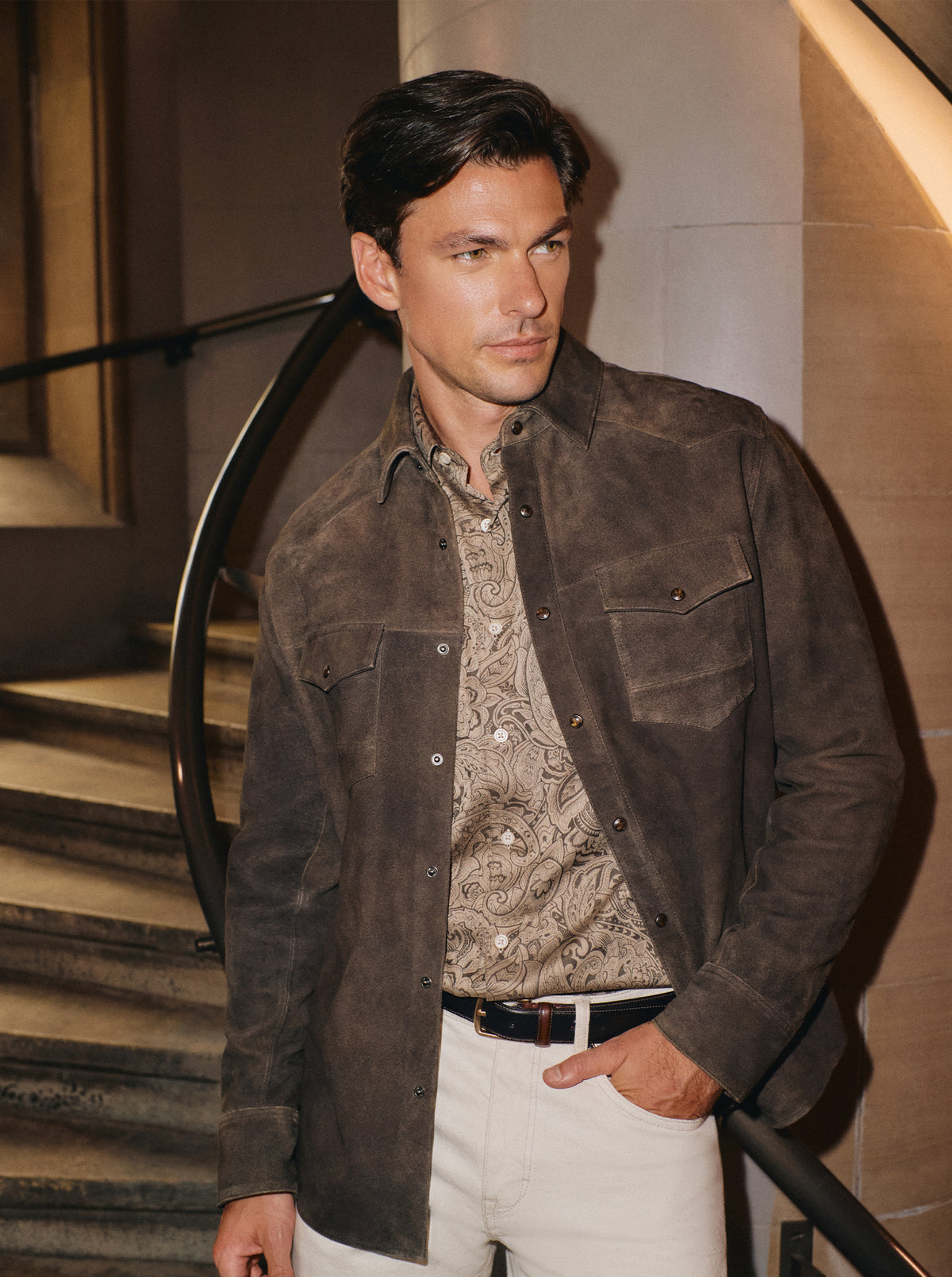 HUDSON LONG SLEEVE BUTTON DOWN SHIRT