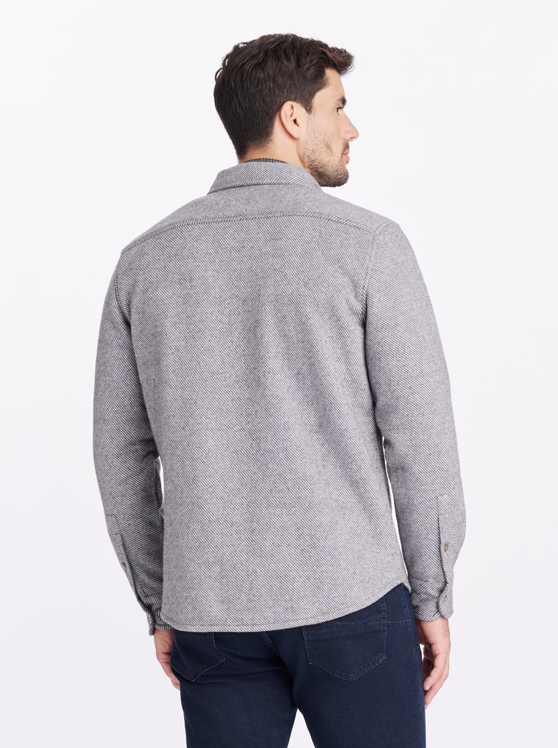 BARFORD LONG SLEEVE KNIT SHIRT JACKET