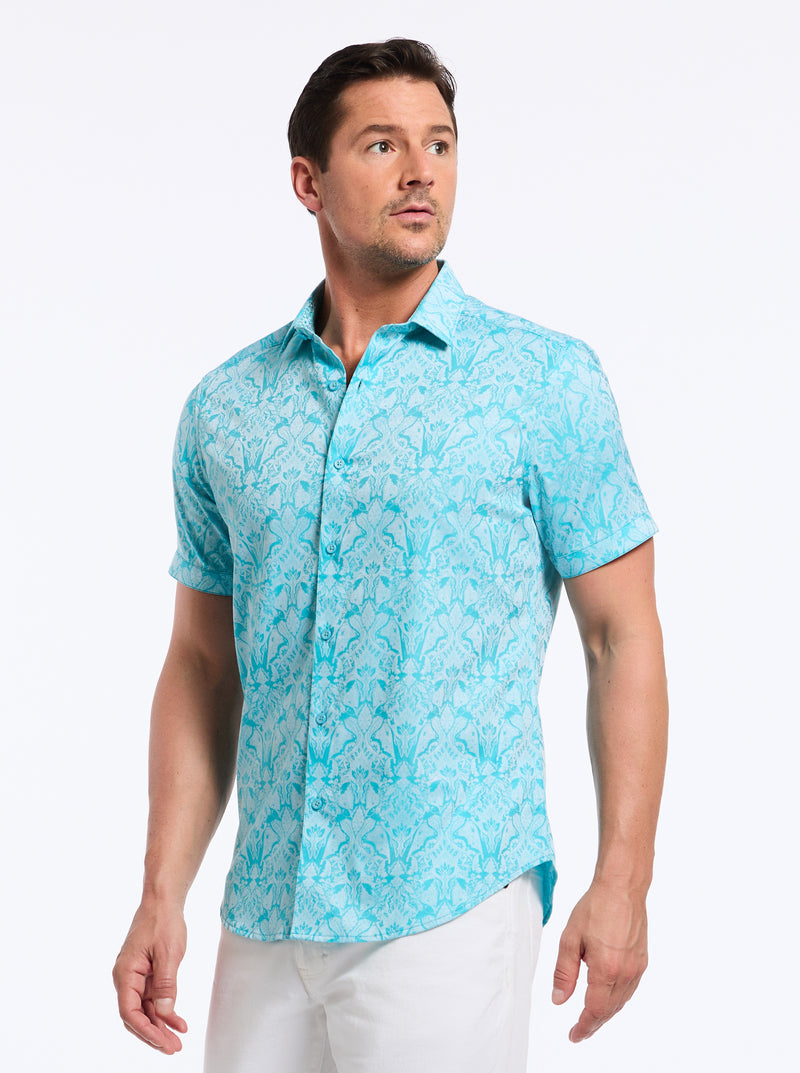 HIGHLAND SHORT SLEEVE BUTTON DOWN SHIRT