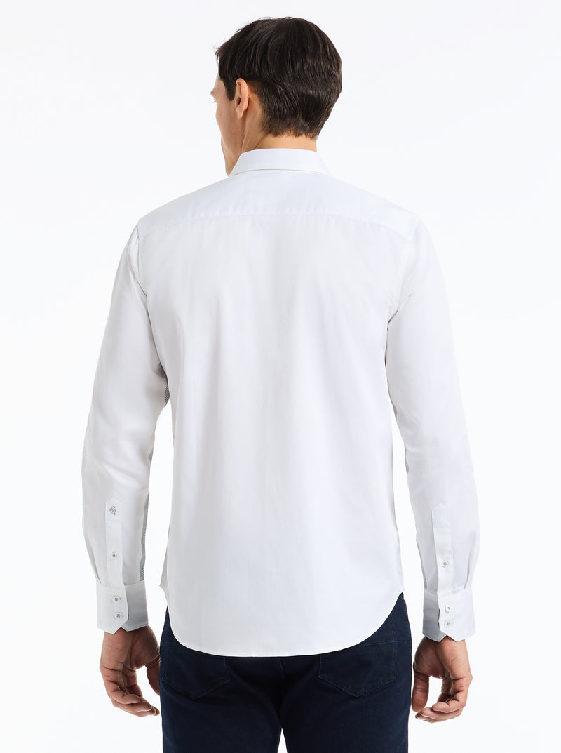 HOLIDAY CHEERS LONG SLEEVE BUTTON DOWN SHIRT