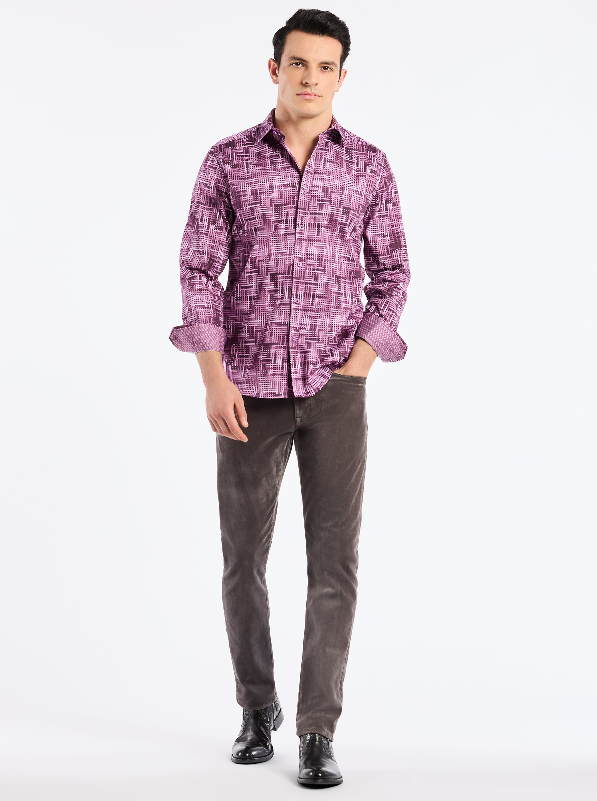 BERKLEY LONG SLEEVE BUTTON DOWN SHIRT