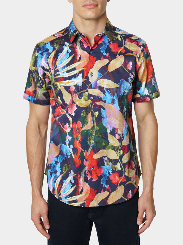 MERAZ SHORT SLEEVE BUTTON DOWN SHIRT