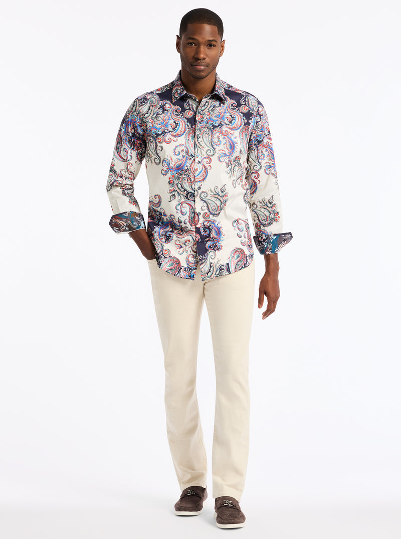 MORNINGSIDE LONG SLEEVE BUTTON DOWN SHIRT