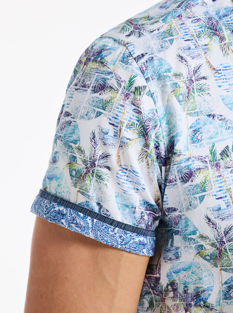 MONROE SHORT SLEEVE BUTTON DOWN SHIRT