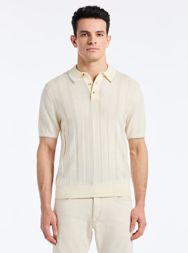 EDVAN SHORT SLEEVE SWEATER POLO