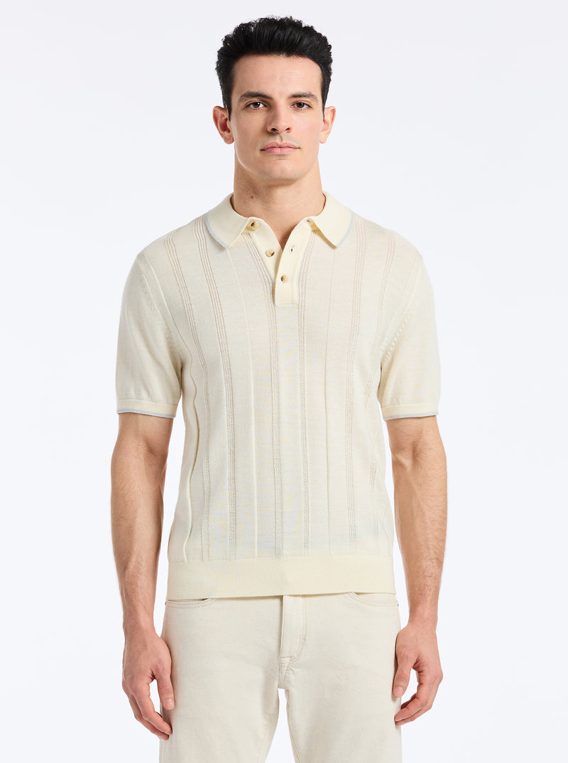 EDVAN SHORT SLEEVE SWEATER POLO