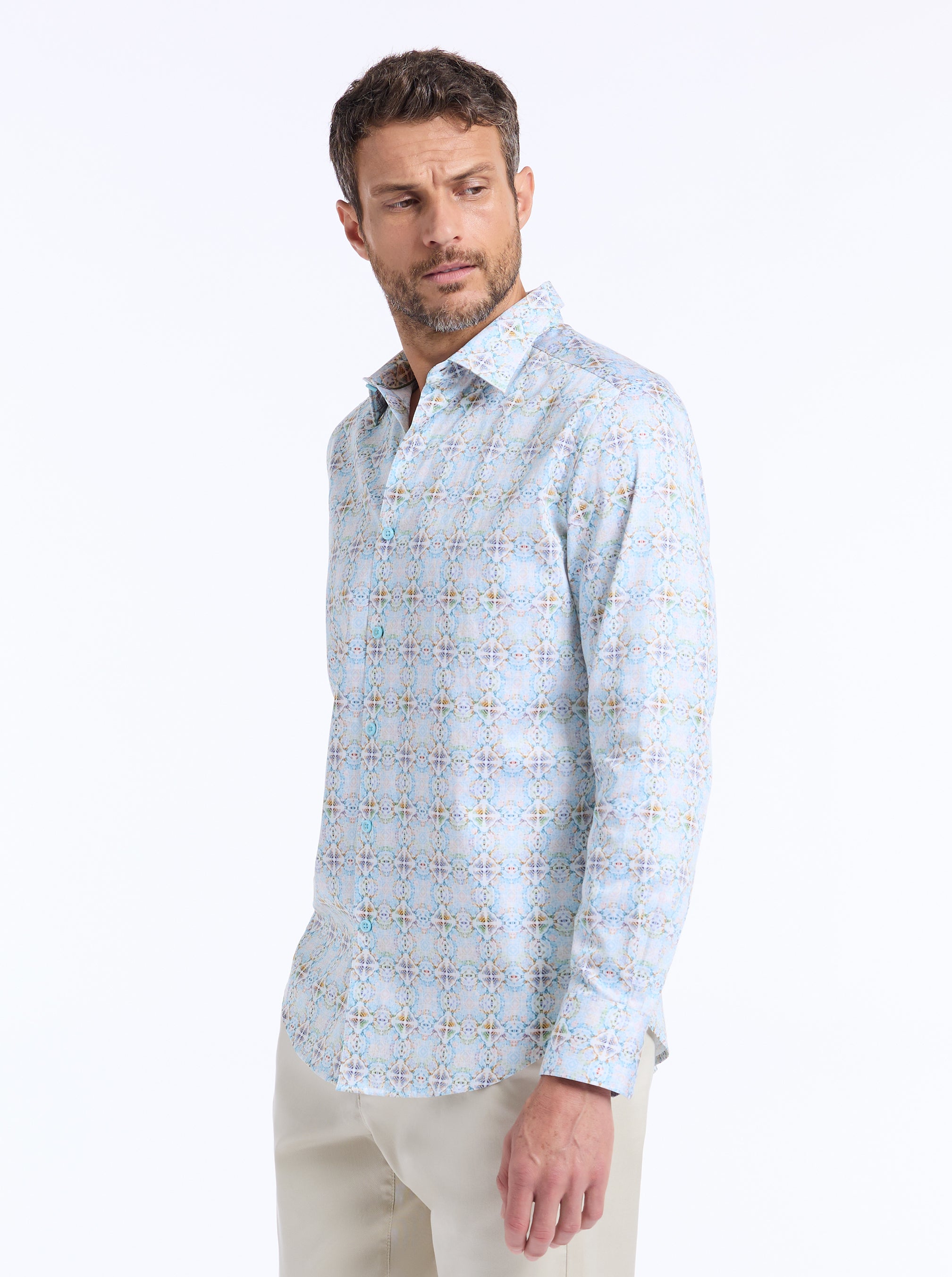 RUNNYMEDE LONG SLEEVE BUTTON DOWN SHIRT