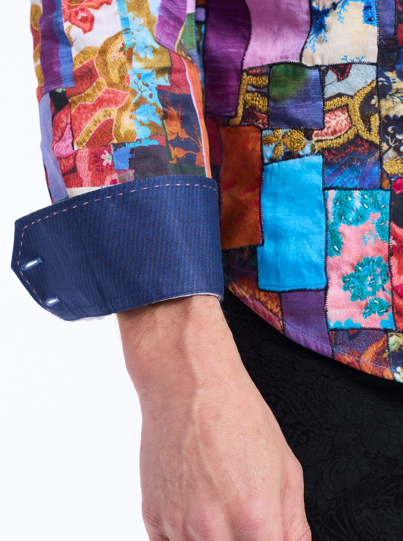 THEBERTON LONG SLEEVE BUTTON DOWN SHIRT