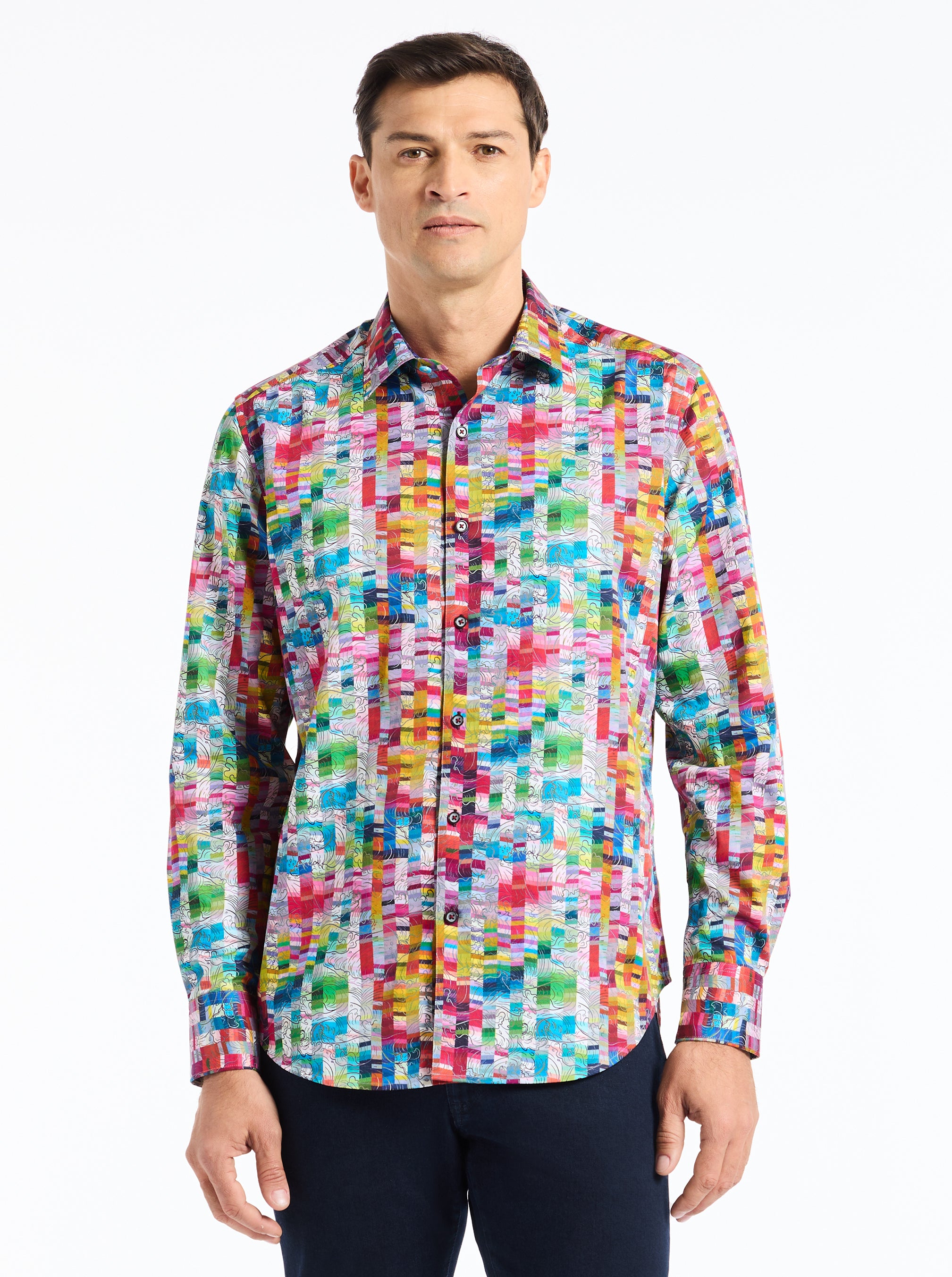 LEROY LONG SLEEVE BUTTON DOWN SHIRT