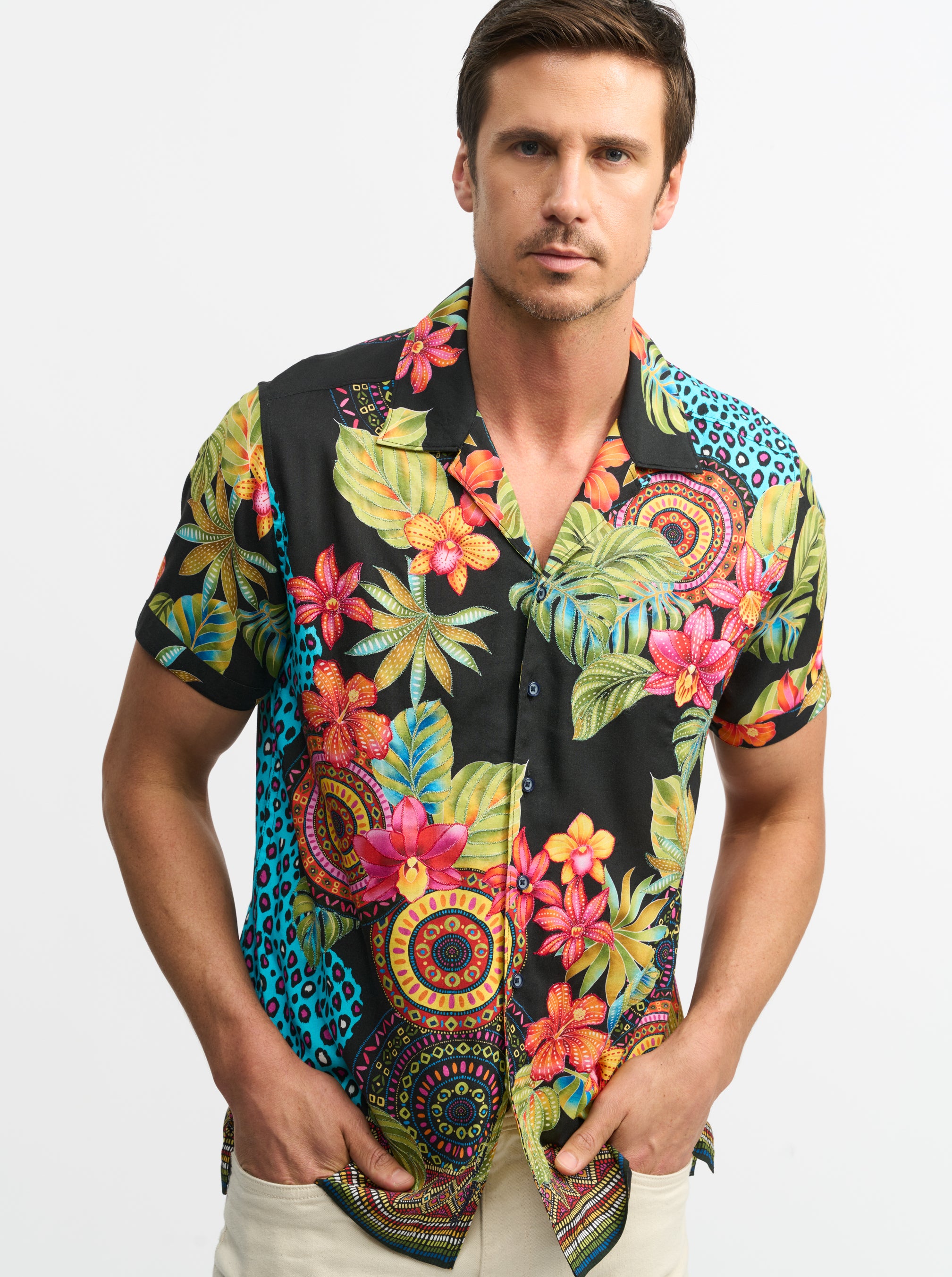 BURMA SHORT SLEEVE BUTTON DOWN SHIRT