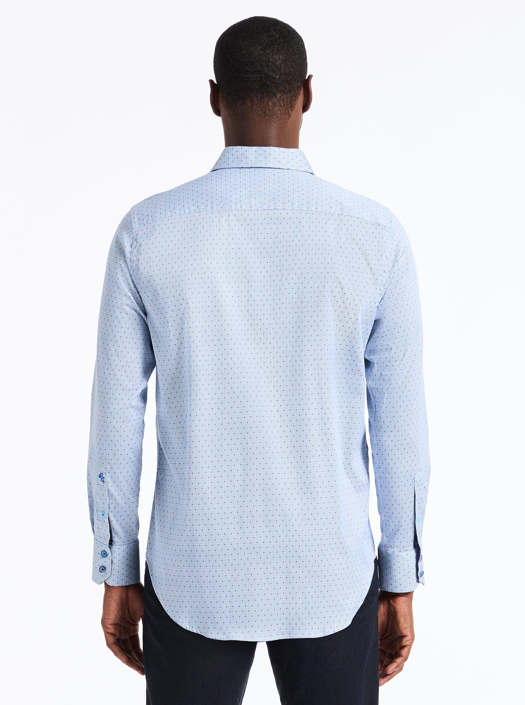 CLAYTON LONG SLEEVE BUTTON DOWN SHIRT