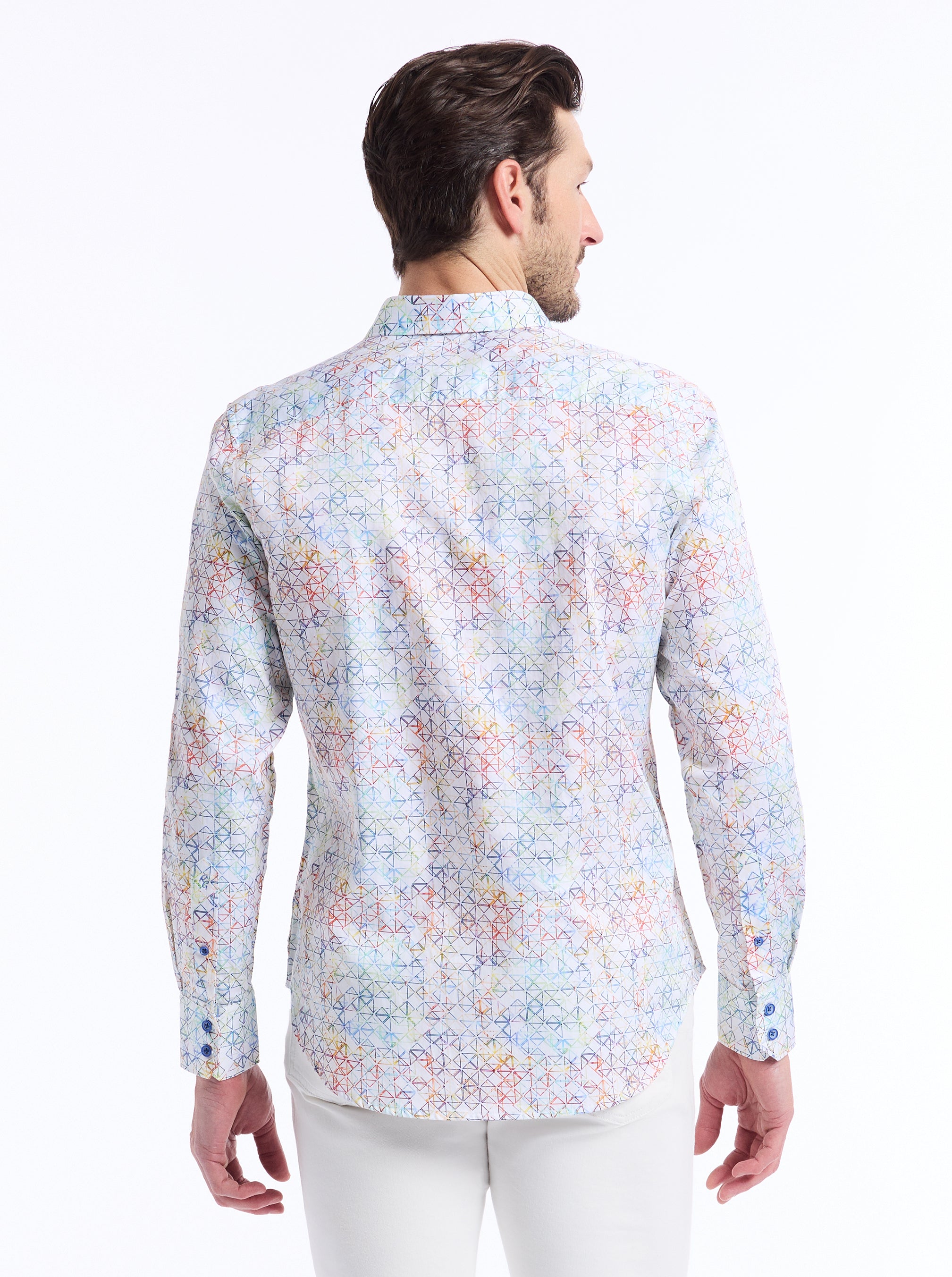 NAVER LONG SLEEVE BUTTON DOWN SHIRT