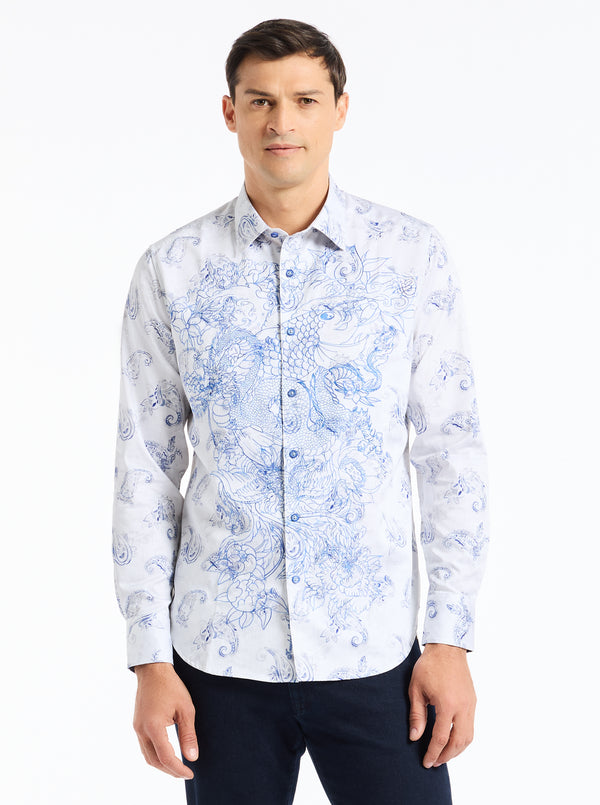 RAMSEY LONG SLEEVE BUTTON DOWN SHIRT