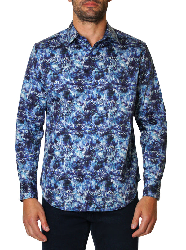 FLEMMING LONG SLEEVE BUTTON DOWN SHIRT